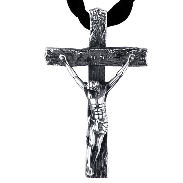 990 Pure Silver Classic Cross Pendant
